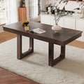 Table à manger extensible 60-78 po, table de cuisine en bois style ferme avec rallonge amovible, grande table extensible pour 4 à 8 personnes