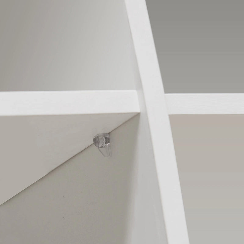 Armoire de rangement moderne avec lumière LED, étagères et 3 portes pour couloir, salle à manger