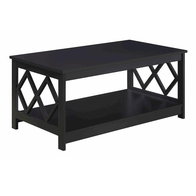 Table basse avec étagère
