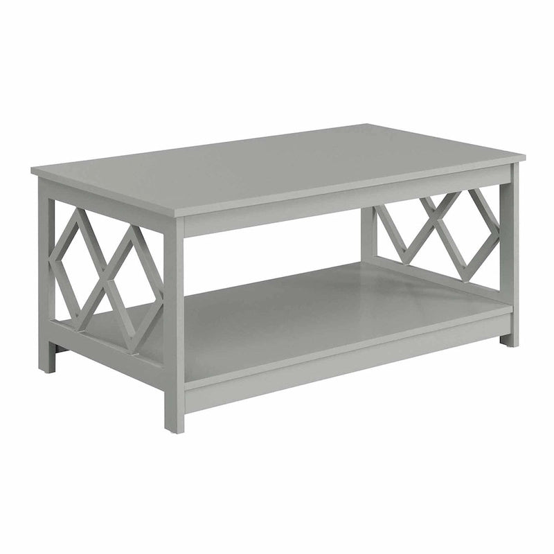 Table basse avec étagère