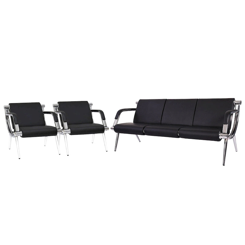 Chaise de salle d'attente, chaise de bureau, banc de réception, chaise d'invité pour aéroport, bureau, salon, banque, hôpital