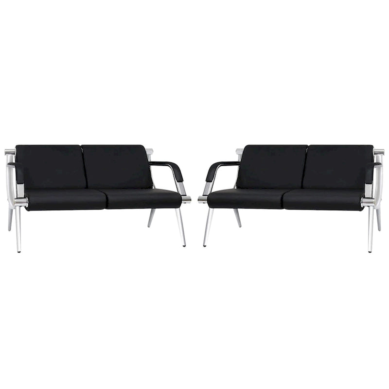 Chaise de salle d'attente, chaise de bureau, banc de réception, chaise d'invité pour aéroport, bureau, salon, banque, hôpital