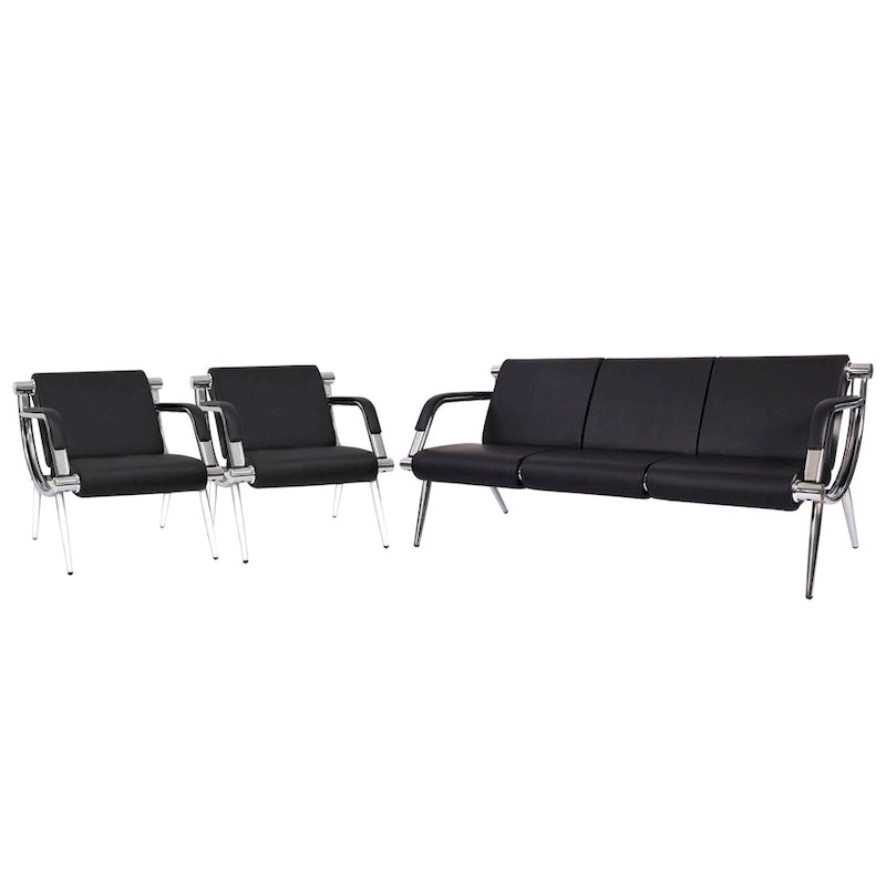 Chaise de salle d'attente, chaise de bureau, banc de réception, chaise d'invité pour aéroport, bureau, salon, banque, hôpital