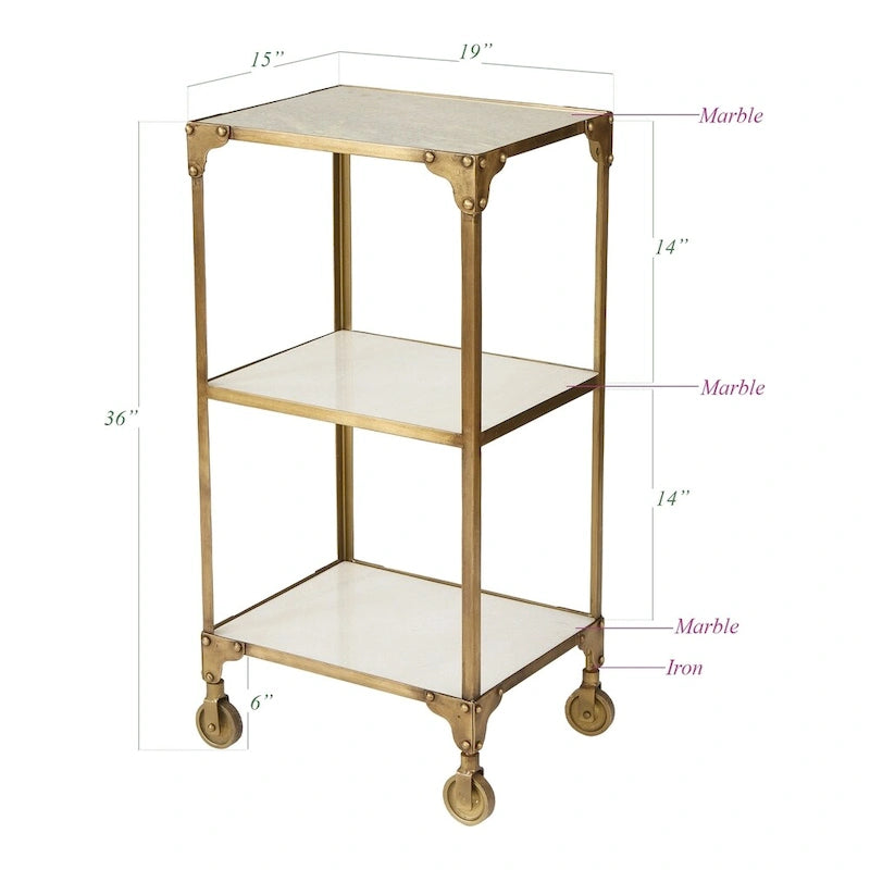 Table d'appoint en bronze